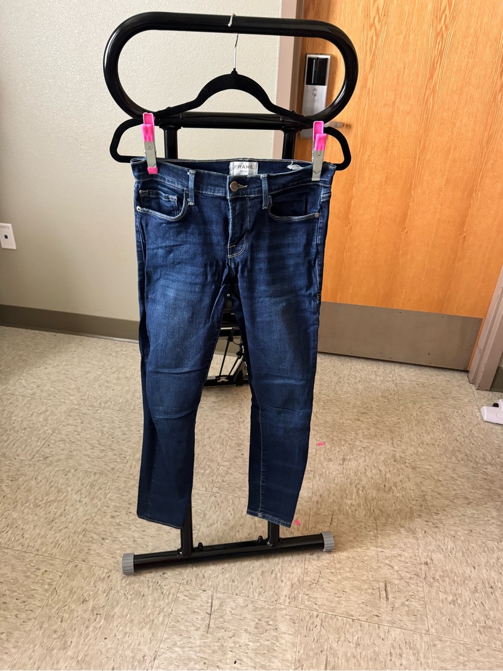 Frame Denim Le Skinny de Jeanne Indigo Blue Skinny Jeans